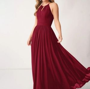 Cabernet Cherish Azazie Bridesmaid Dress